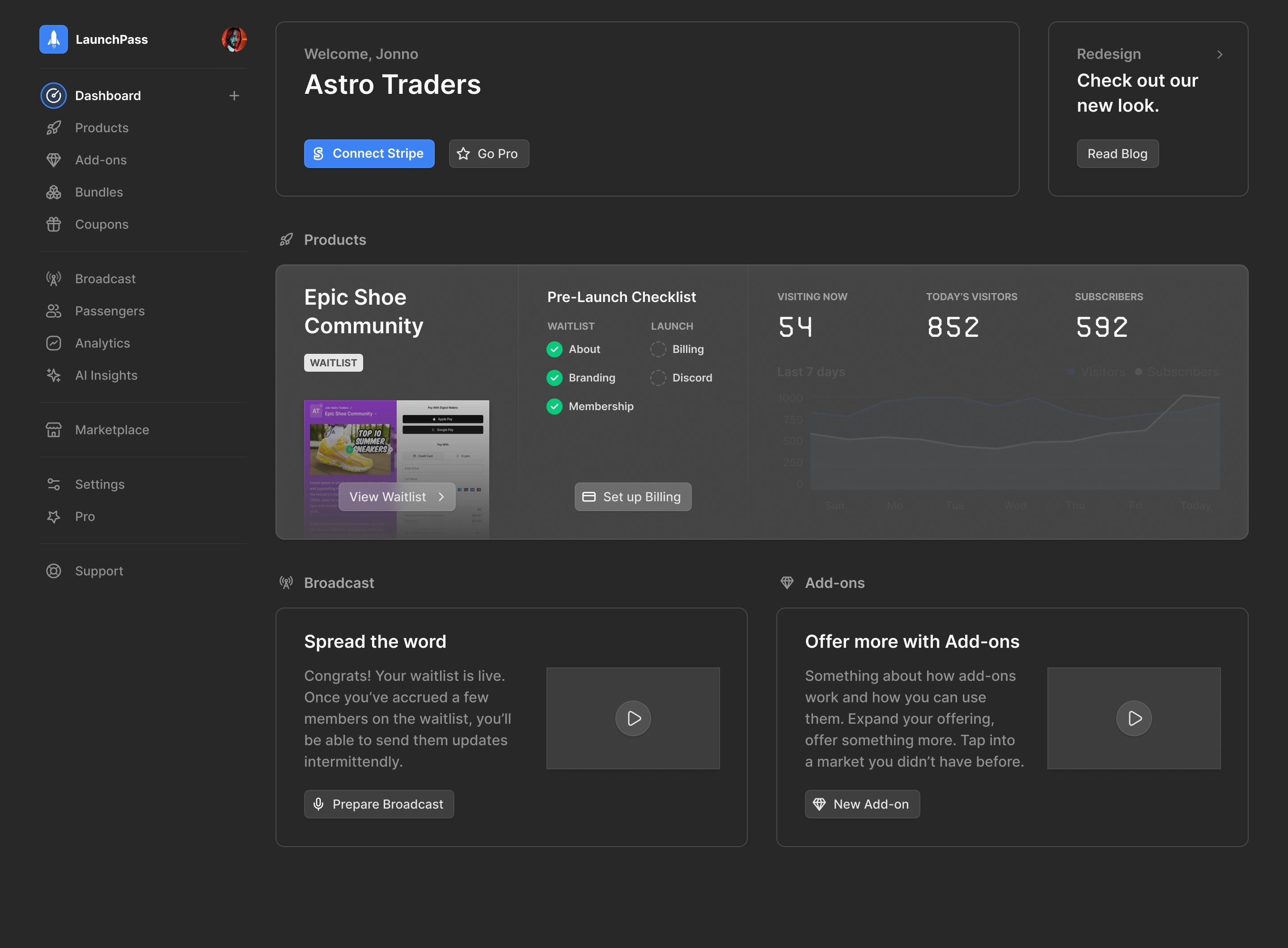 Dashboard