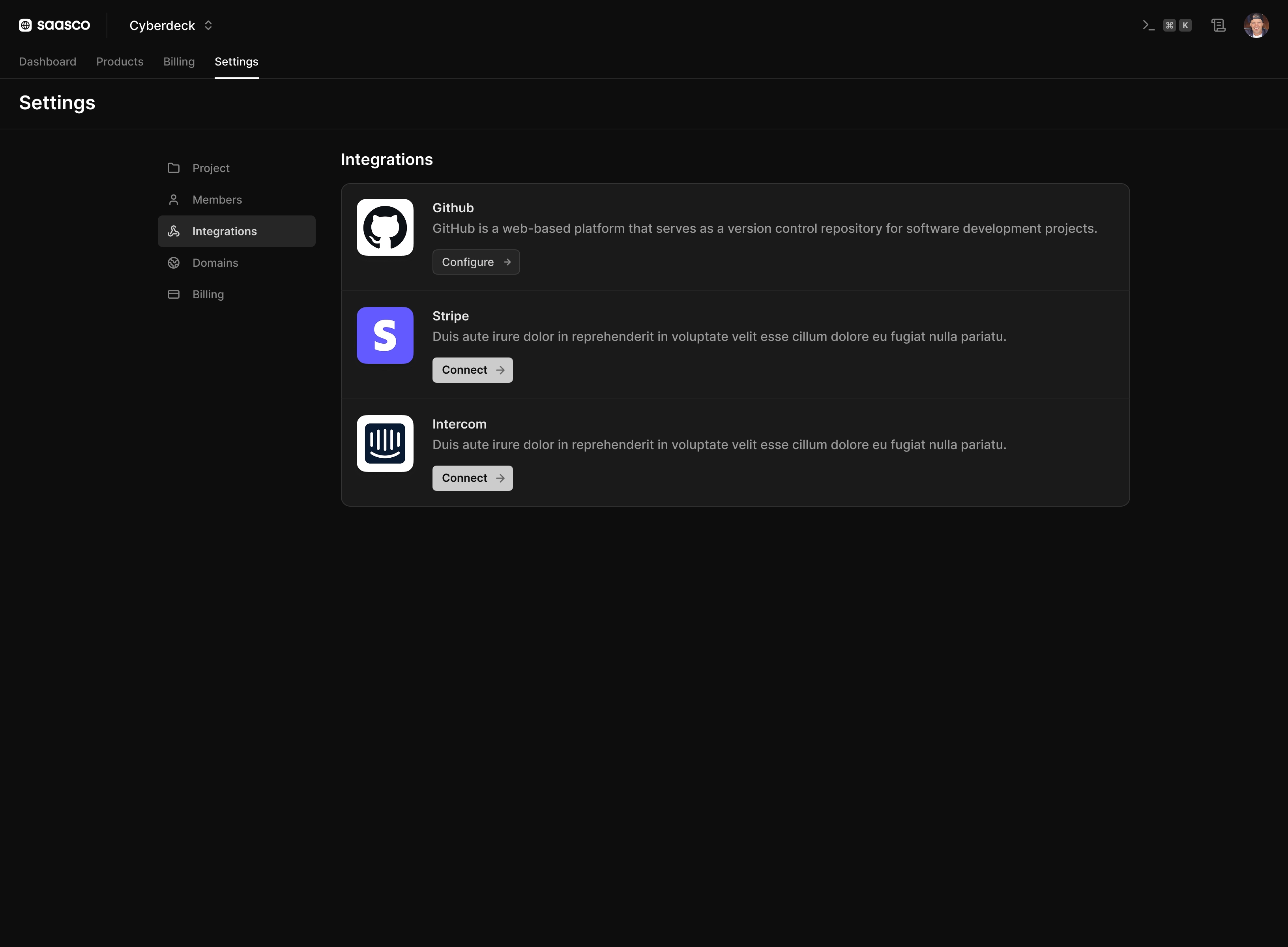 Integrations