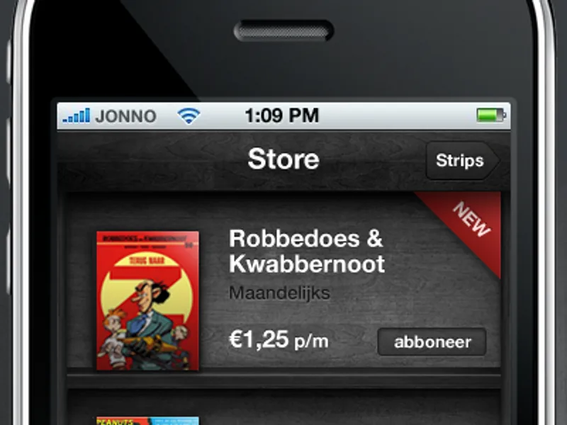Cartoon bookstore