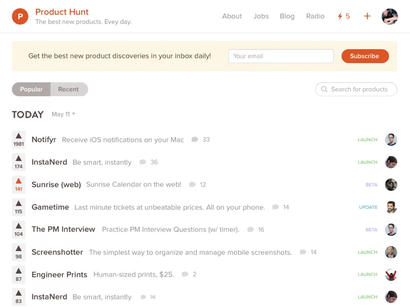 Product Hunt