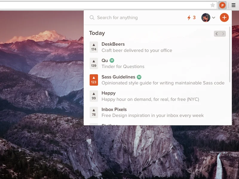 Product Hunt Extension WIP