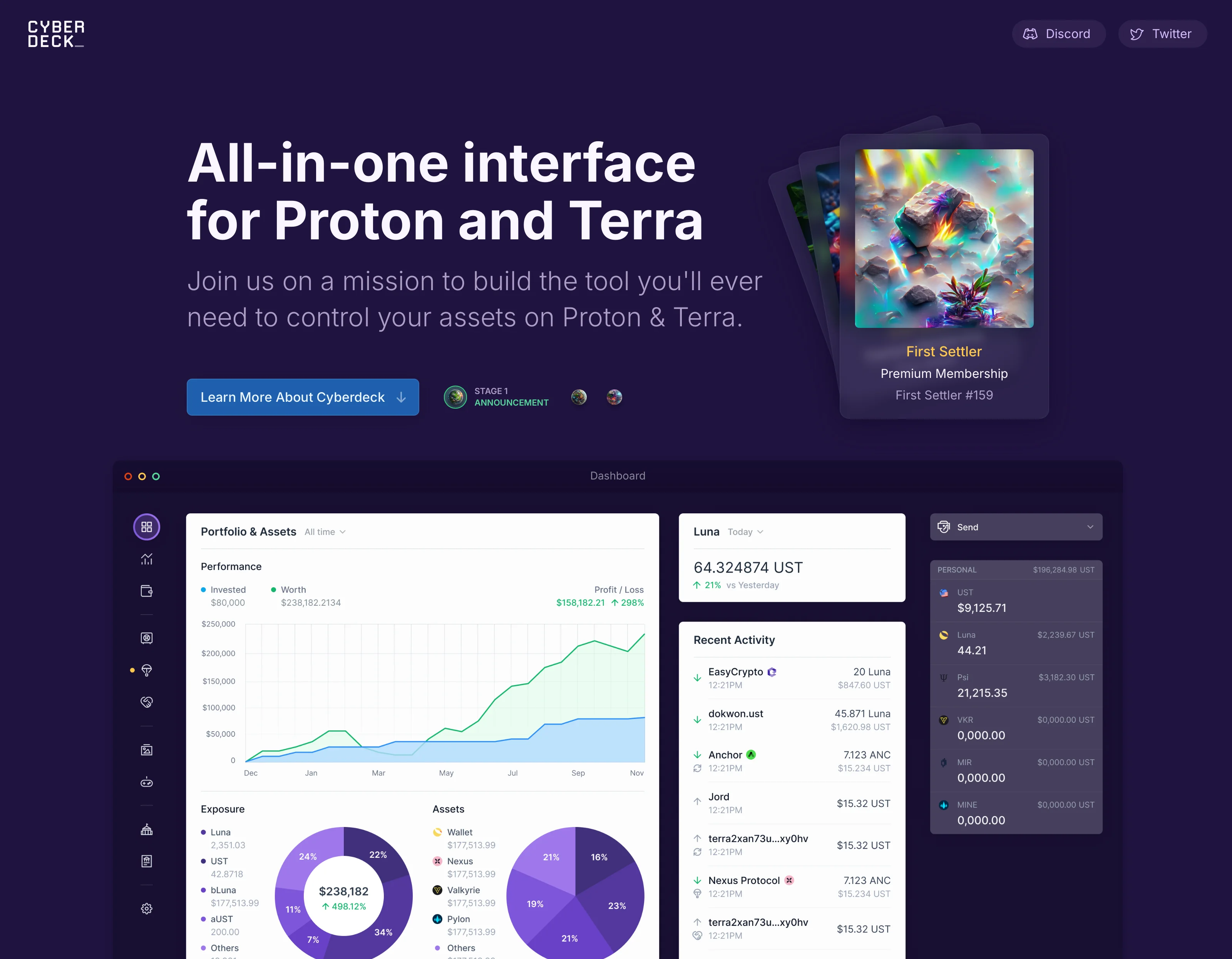 Cyberdeck website hero